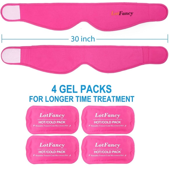 Gel Pack Face Wrap- Reusable Hot or Cold - Picture 5 of 5